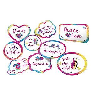 Kit Placas Tie Dye - Festcolor - 09Un