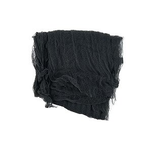 Tecido Decorativo Preto / Cinza para Decoração de Halloween - Cromus - 1Un