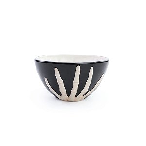 Mão Caveira Decorativo Preto / Branco para Decoração de Halloween - Cromus - 1 Un
