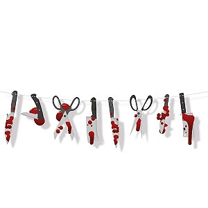 Faixa Decorativa Danger Halloween 1,00 Metro - 1 Un