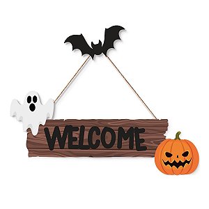 Placa para Porta Welcome Colorido - Cromus - 1 Un