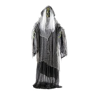 Bruxa Selina Halloween Com Som e Luz 1,88 Metros - 1 Un