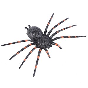 Aranha Patas Listras Vermelhas (1 un) - Cromus - 1 Un