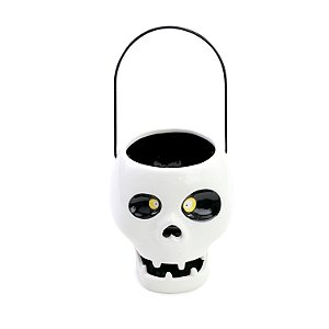 Lanterna Decorativa Caveira Iluminada para Decoração de Halloween - Cromus - 1Un