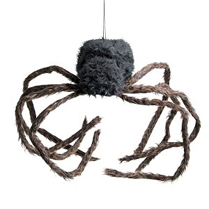 Aranha Preto/Marrom Decoração Halloween - Cromus - 1 Un