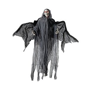 Caveira Nosferatu 92 cm para Decoração de Halloween - Cromus - 1 unidade