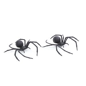 Aranha Camboja Venenosa Decorativa Halloween - 2 Un
