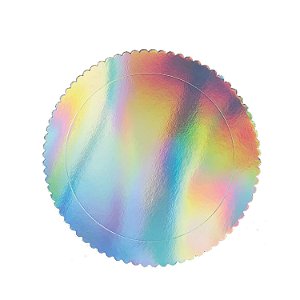 Cakeboard 32cm Furtacor - Silver Plastic - 1 Un
