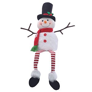 Bola de Neve com Chapéu Sentado 73cm - 1 Un