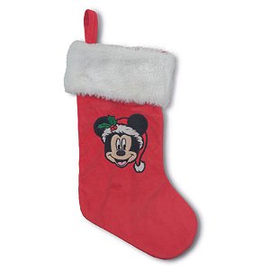 Bota Mickey com Gorro Vermelho Branco Preto 45cm - 1 Un