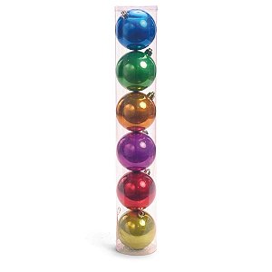 Bola Em Tubo 6cm - Jogo com 6 Peças