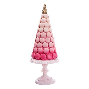 Árvore Macarron Resina Rosa 44cm - 1 Un