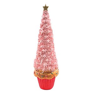 Árvore Decorativa Candy Rosa 32cm - 1 Un