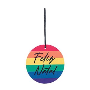 Enfeite Pendurar Feliz Natal Lgbt - 1 Un