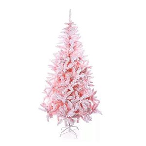 Árvore Cotton 120cm 312H Nevada Rosa - 1 Un