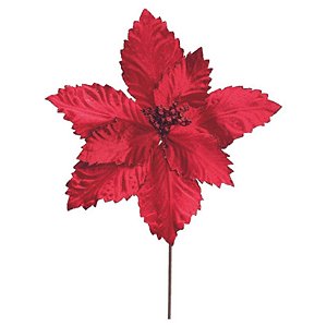 Poinsétia Vermelho 50cm - 1 Un