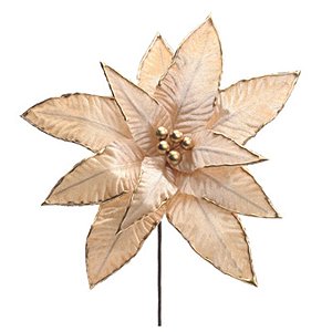 Poinsétia Ouro 30cm - 1 Un