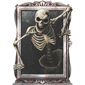 Painel Caveira 3D - 1 Un