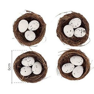 Cestinhas com Ovos de Páscoa - 4 Un