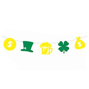 Bandeirola Decorativa St. Patrick's Day 2,8m - 1 unidade