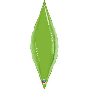 Balão Qualatex 27" - Taper - Verde Lima Metalizado Liso - 1 Un