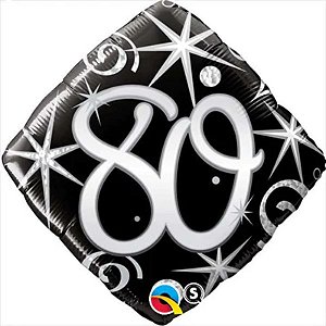 Balão Qualatex 18" - Diamante - 80-Faíscas E Espirais - 1 Un