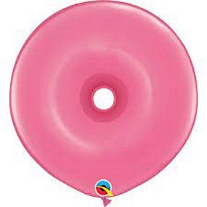 Balão Qualatex 16" - Geo Rosa Mex - Liso Látex Donut - 25 Un