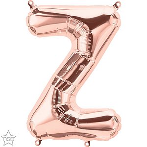 Balão Qualatex 34" - Letra - Z Rosê - 1 Un