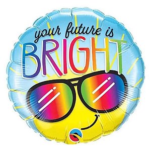 Balão Qualatex 18" - Redondo - Your Future Is Bright - 1 Un
