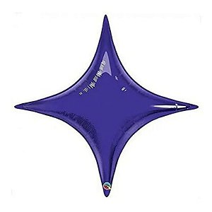 Balão Qualatex 20" - Shape Solto - Starpoint Roxo Quartzo - 1 Un