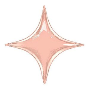 Balão Qualatex 40" - Shape Solto - Starpoint Rosê - 1 Un