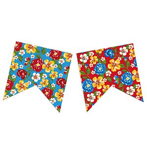Bandeira Grande Decorativa Festa Junina São João Compose - 1 Un