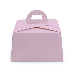 Caixa Para Bolo P 16x16x9cm Candy Rosa - 6 Un