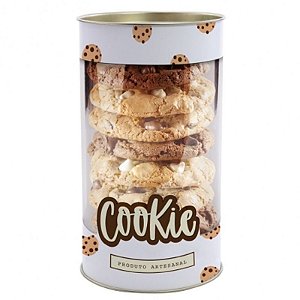 Lata Para Cookies com Visor Cookies 11,5x21cm - 12 Un