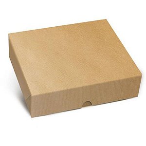 Caixa Retangular Tampa Fundo New Kraft P 17x13,5x4,5cm - 10 Un