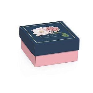 Mini Caixa Quadrada Pretty Magnólia P 6,5x6,5x3,5cm - 100 Un
