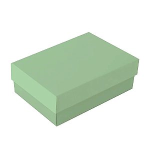Caixa Retangular com Tampa Petit Chá Latte Verde P 16x10x5,5cm - 10 Un