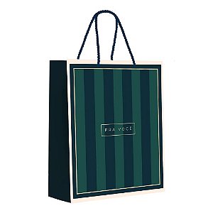 Sacola Premium James M 26x31x10cm - 10 Un