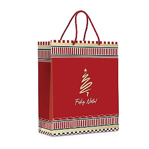 Sacola Premium Louvre G 34x38x15cm - 10 Un