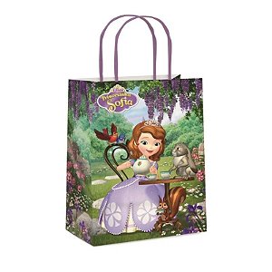 Sacola de Papel Sofia Jardim Encantado G 32x26,5x13cm - 10 Un