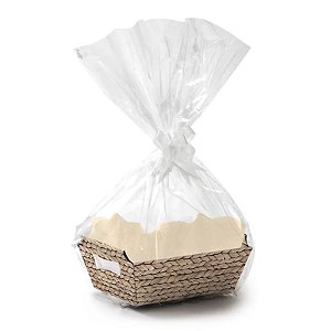 Kit Cesta Palha Trançada M 22x15x9cm - 10 Un