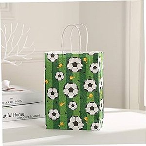 Sacola de Papel Futebol G 32x26,5x13cm - 10 Un