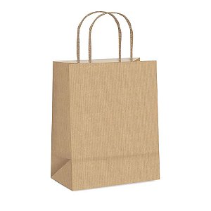 Sacola de Papel Econômica Liso Kraft EXG 43x38x20cm - 50 Un