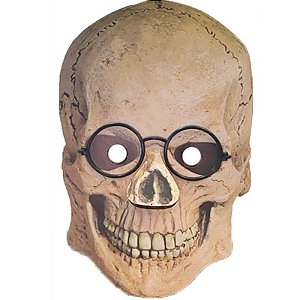 Óculos Máscara Halloween Caveira - 1 Un