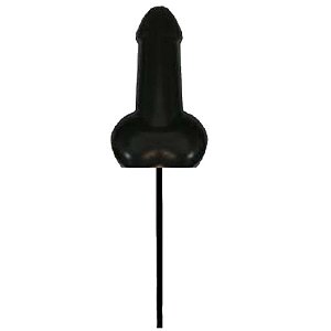 Topo de Bolo Erótico Black - Despedida de Solteiro - 1 Un