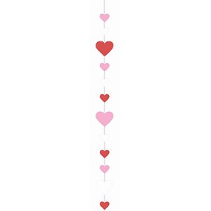 Móbile Corações Love 1,5m - 1 Un