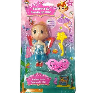 Lembrancinha Infantil - Boneca Fadinha Com Acessórios - 1 Un