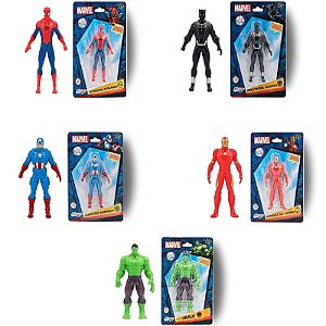 Lembrancinha Infantil - Boneco Vingadores - Kit com 5 Un