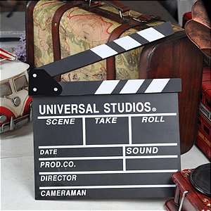 Claquete de Cinema para Decoração Festa Oscar 27x30cm - 1 Un