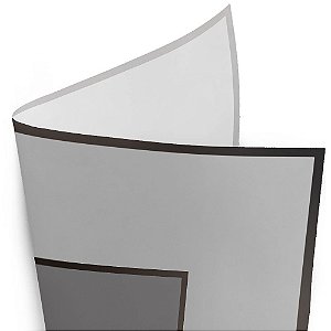 Folha Poli Quadrado Essencial Black 68x68cm - 50 Un